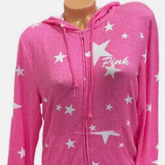 VS Pink Cozy Full Zip Hoodie - Picture 3 of 4